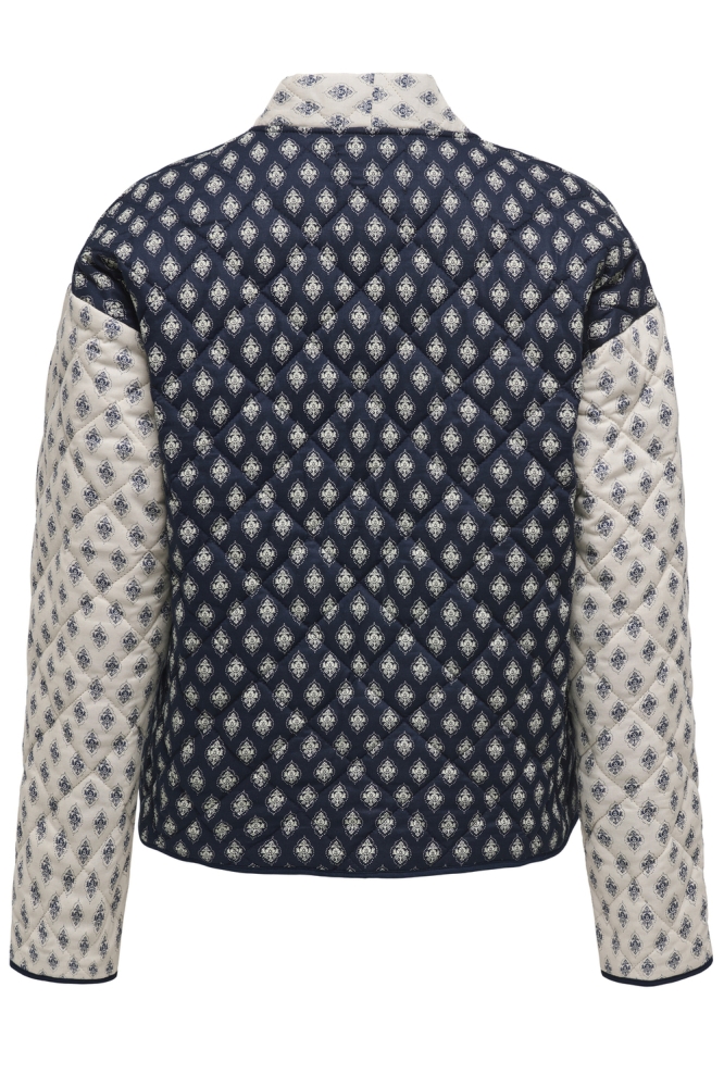 JDYAVALON L/S QUILTED JACKET WVN 15345479 EGRET/SKY CAPTAIN